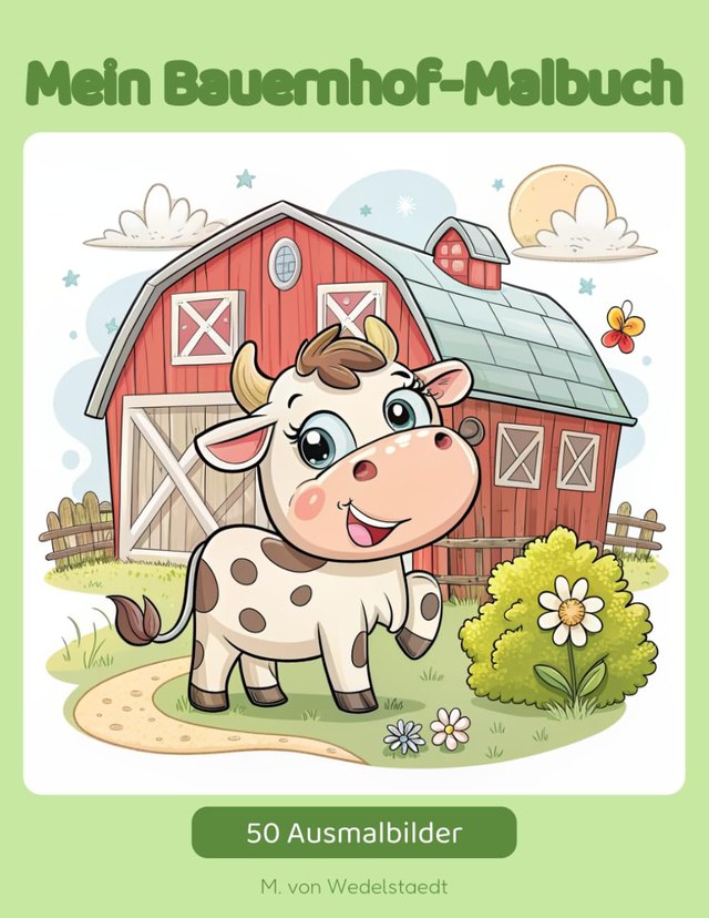 Cover: Mein Bauernhof-Malbuch