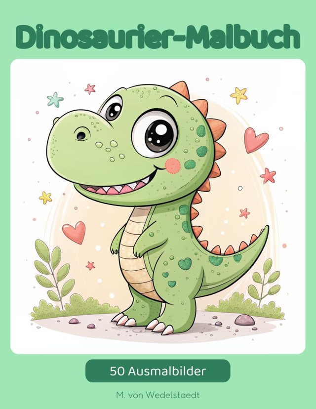 Ausmalbilder Dinosaurier zum Ausdrucken | M. von Wedelstaedt